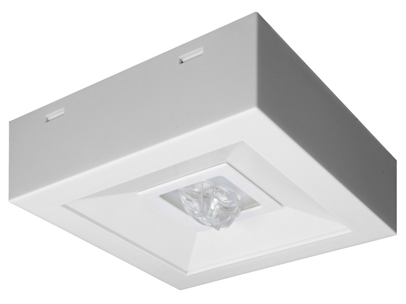 oprawa LOVATO N LED 3W 360lm (opt. koryt.) 3h jednozadaniowa AT biała