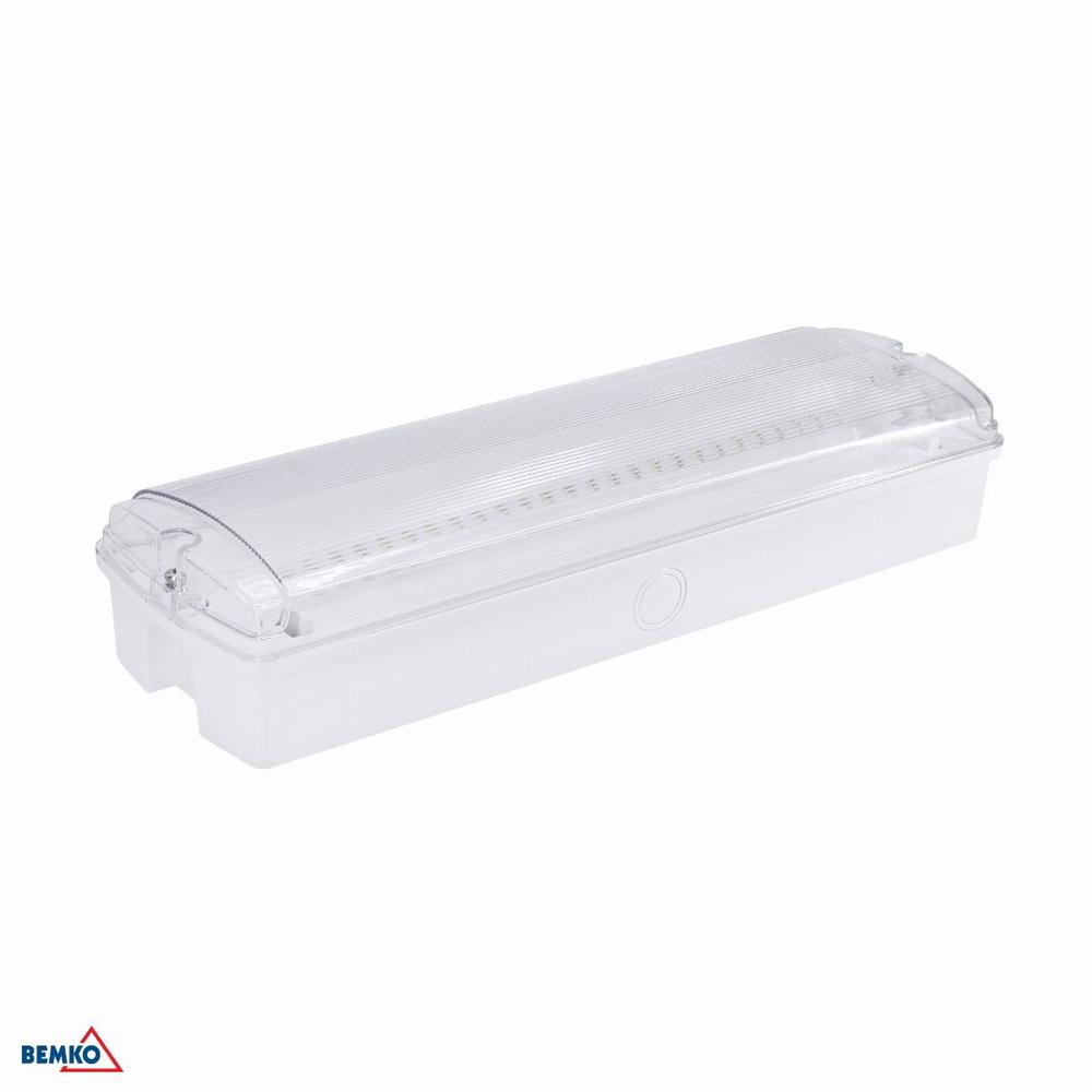 Oprawa AWARYJNA natynkowa GALER 04 3M 3.5W IP 65 z zestawem piktogramów C90-GLR-3ZP-MT3H-CNBOP