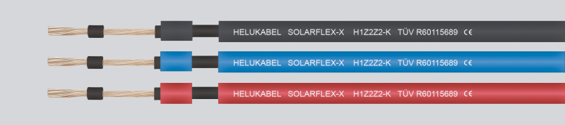 kabel SOLARFLEX-X H1Z2Z2-K 1X10 QMM  do instalacji fotowoltaicznych podwójnie izolowany   niebieski