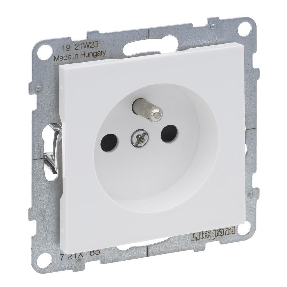 gniazdo SUNO 2P+Z - 16 A - 250 V zaciski śrubowe, biały, Legrand
