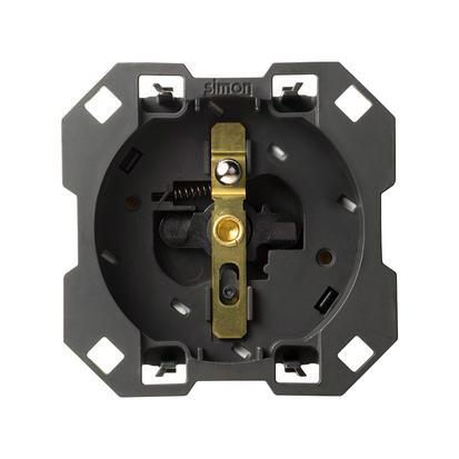 SIMON 100 gniazdo z uziemieniem (mechanizm, bez ramki montażowej) 16A, 250V~, 1click
