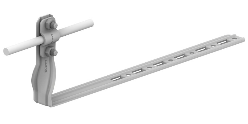uchwyt dach.regul.skr.Z-śruba L=42cm,H=9,6cm /OG/ TYP AN-29KL/OG/-N