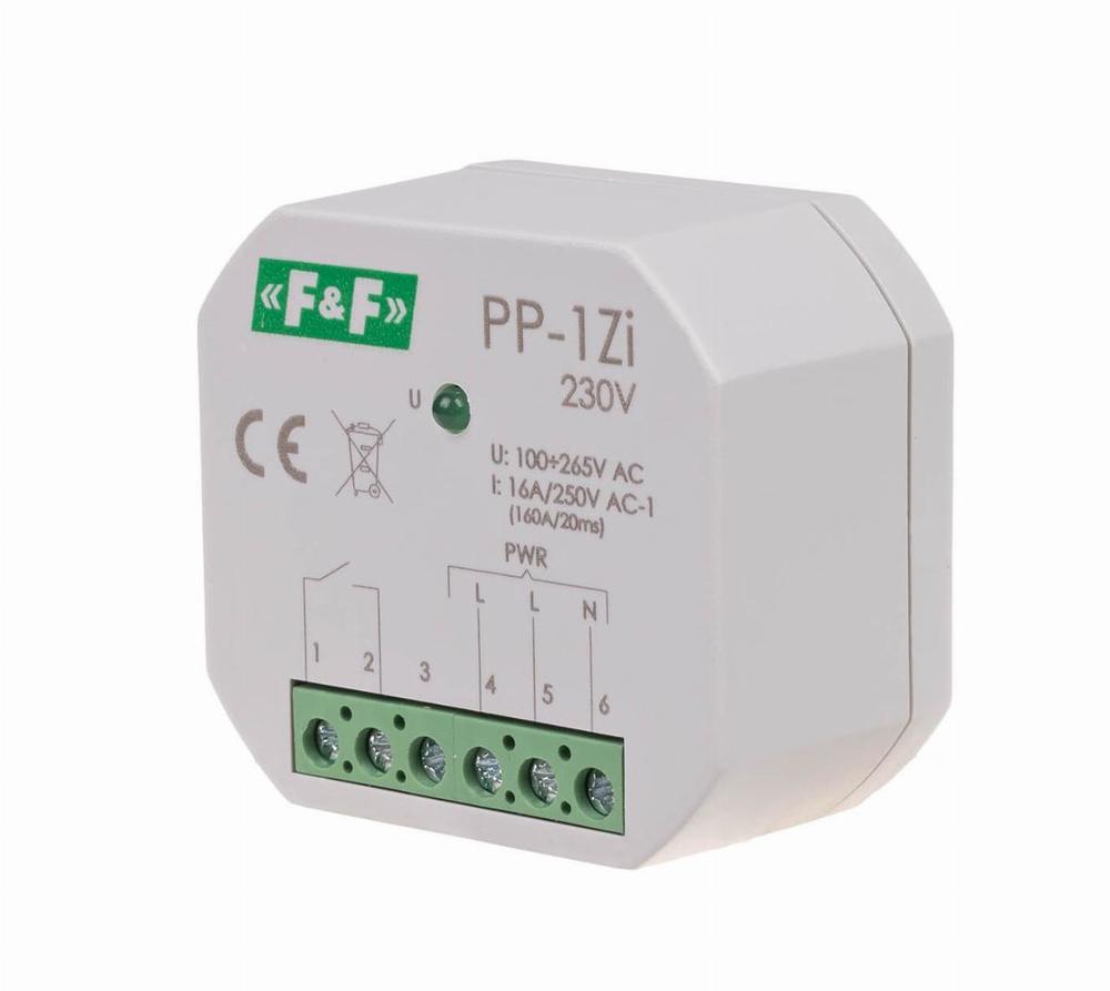 przekaźnik elektromagnetyczny, 1Z 16A, montaż podtynkowy,U=100-265V AC,styk:1Z 16A (160A/20ms)