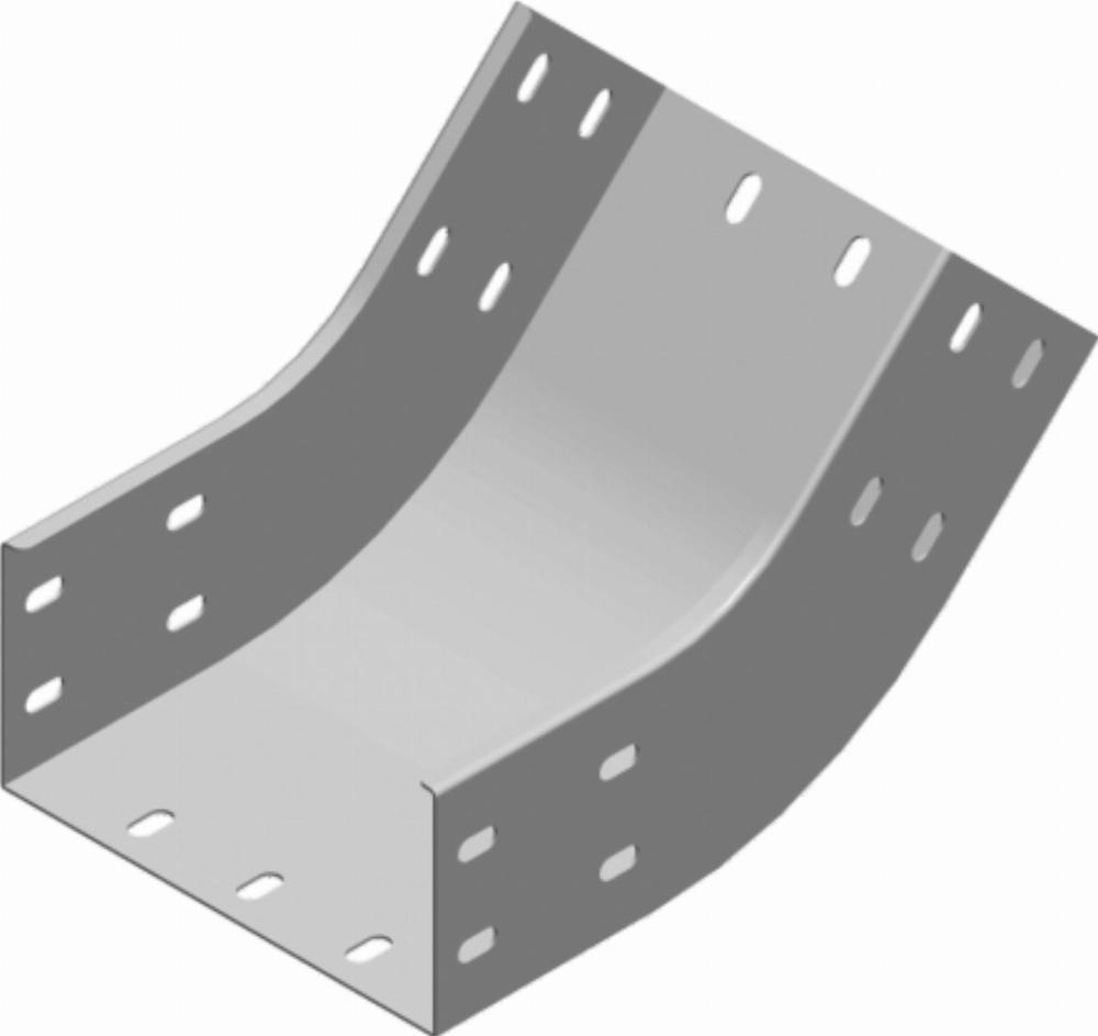 LZWMC100H100 Łuk wewnętrzny 45° - grubość blachy 2,00 mm