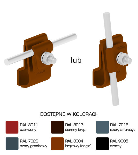 uchwyt na rynne okapową typ 3 /LA/ TYP AN-06K/LA/