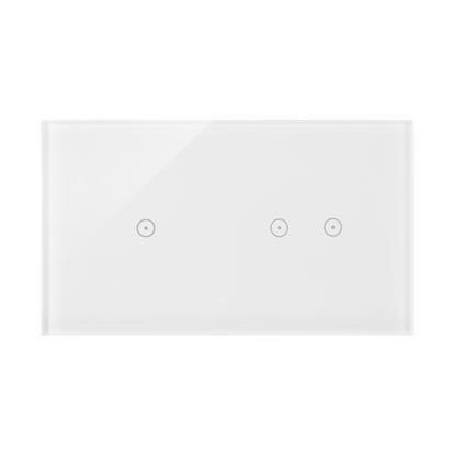 SIMON 54 TOUCH panel dotykowy S54 Touch, 2 moduły, 1 pole dotykowe + 2 pola dotykowe poziome, biała perła