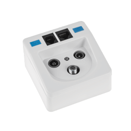 gniazdo RTV-SAT-RJ11-RJ45 BX300 GNI0515
