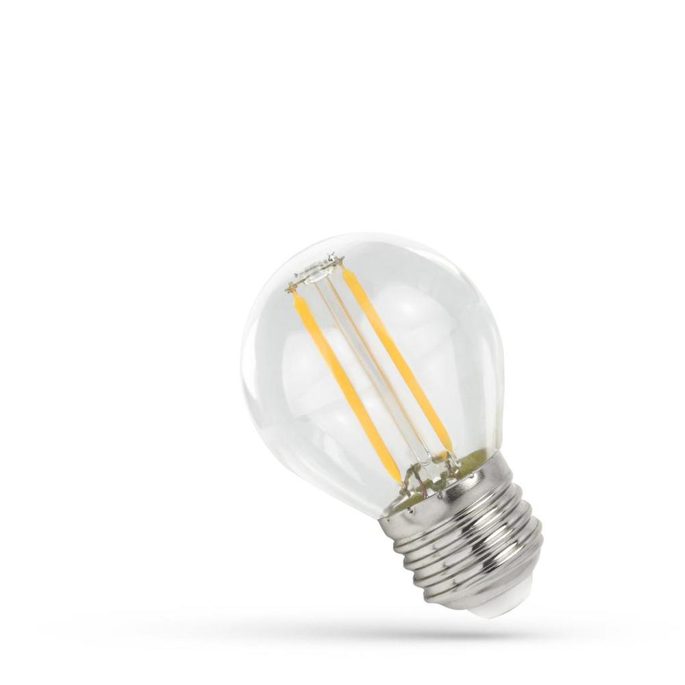 żarówka LED E-27 230V 1W COG NW kulka CLEAR SPECTRUM