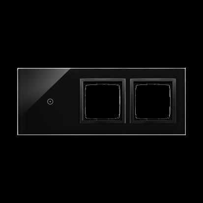 SIMON 54 TOUCH panel dotykowy S54 Touch, 3 moduły, 1 pole dotykowe + 2 otwory na osprzęty S54, wulkaniczna lawa