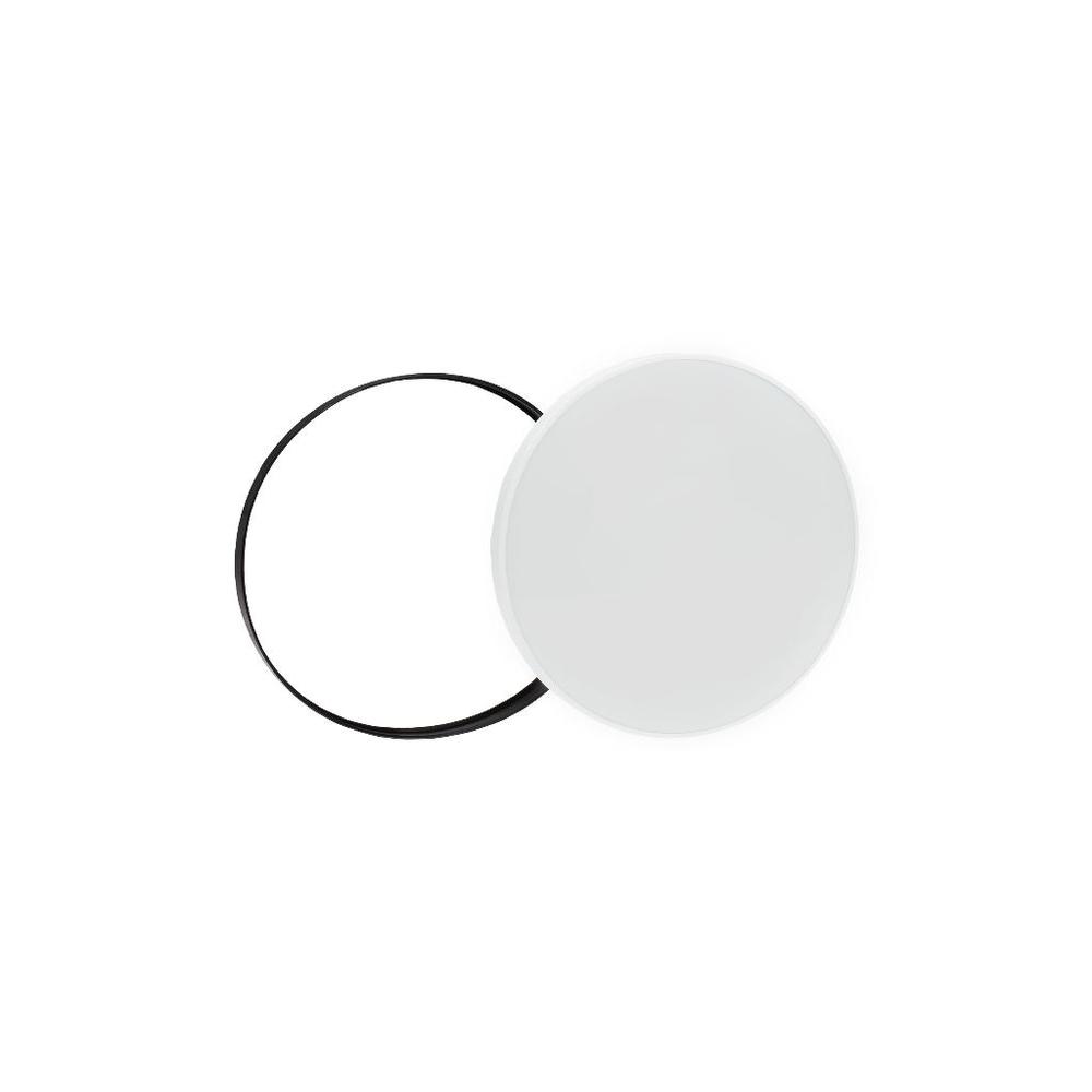 oprawa NYMPHEA BLACK &amp; WHITE RINGS 24W WW 230V 115st IP54 FI320x52 okrągła biały/czarny