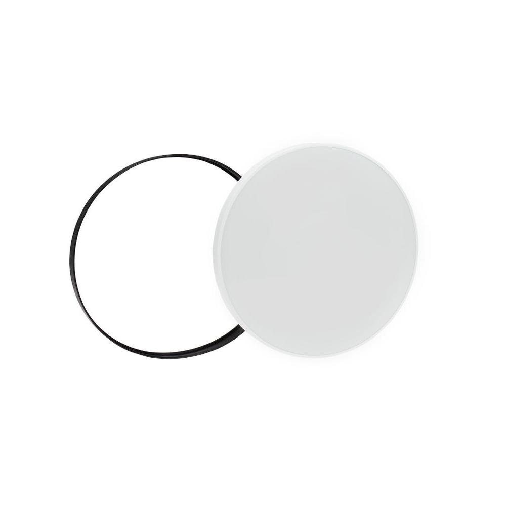 oprawa NYMPHEA BLACK &amp; WHITE RINGS 32W NW 230V 115st IP54 FI380x55 okrągła biały/czarny