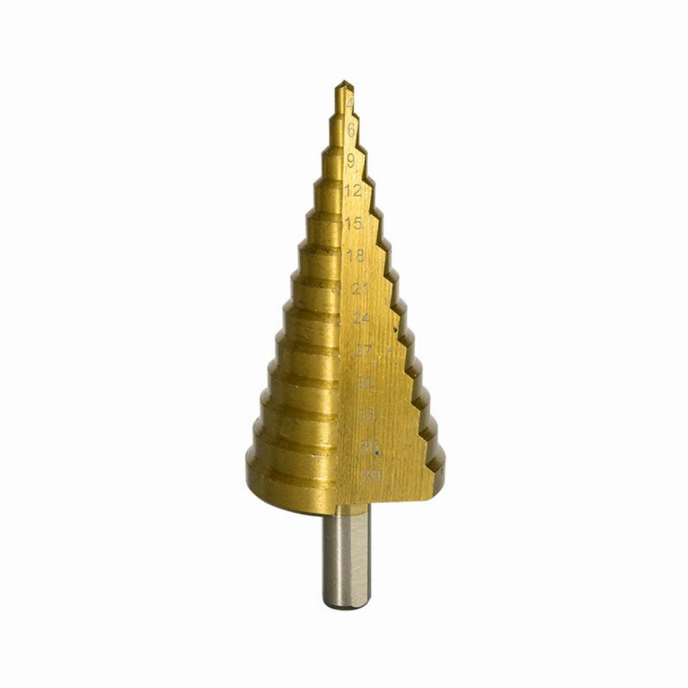 wiertło do metalu stożkowe 4-39mm, uchyt HSS złote