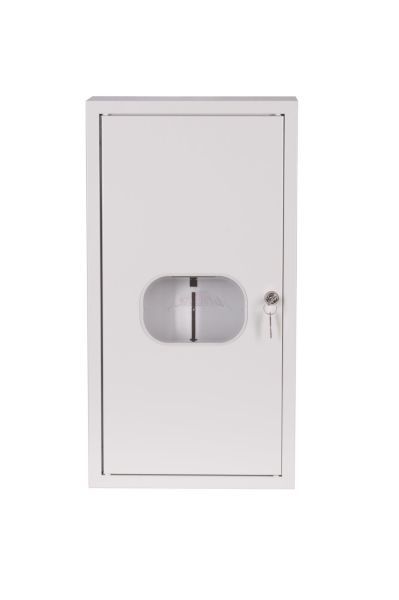 rozdzielnia NRL 12E z zamkiem i szybą (pod licznik elektroniczny) (4-285E) RAL 9003