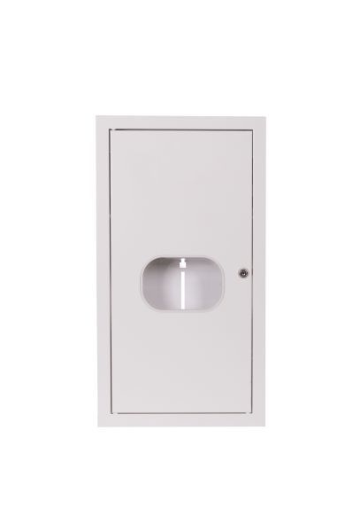rozdzielnia RL 12E pod licznik elektroniczny, z zamkiem i szybą, RAL 9003
