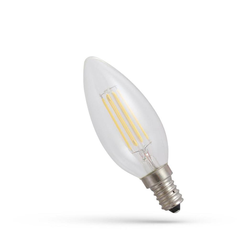 żarówka LED świecowa E-14 230V 4W COG NW CLEAR SPECTRUM