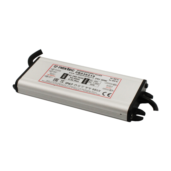 zasilacz wodoodporny SILVER IP67 24V 1,25A 30W