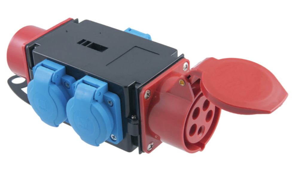 rozdzielnica R-BOX MINI 1x16A5p/1x16A5p, 3x250V