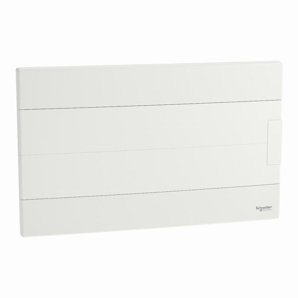 obudowa podtynkowa, Easy9 EU IP40 EZ9EU-1-18-PT-P drzwi białe 1 rząd 18 modułów/rząd