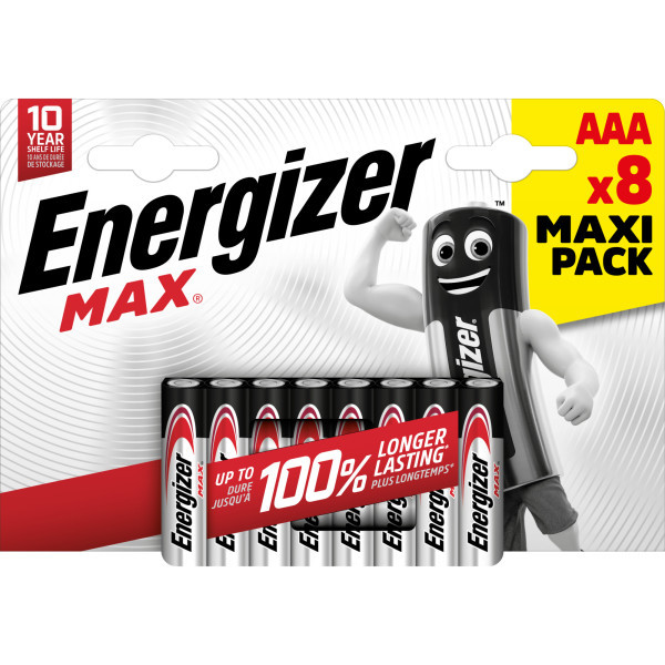 bateria ENERGIZER MAX AAA LR03 /8 eco