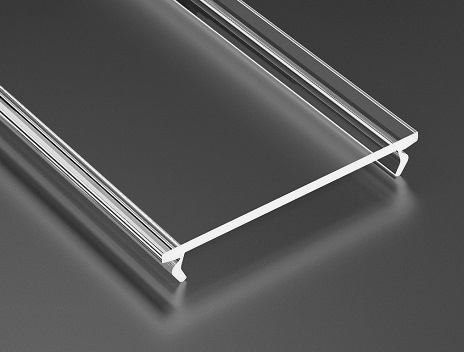 klosz do profilu LED SO IL IN wciskany 100cm PVC transparentny