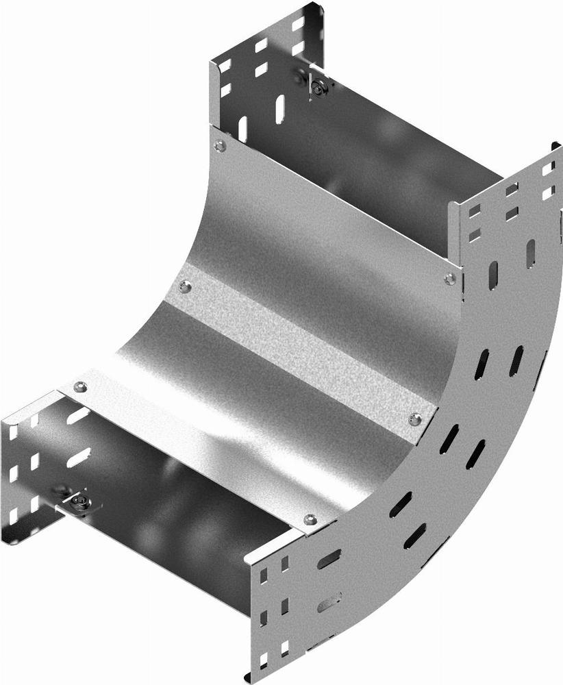 LUNJ100H80 łuk 90° - grubość blachy 1,00 mm