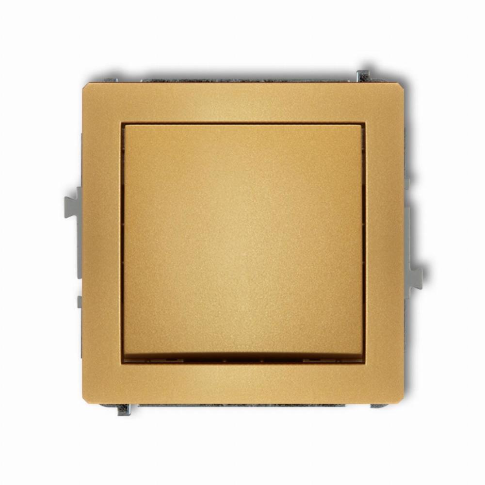 DECO Mechanizm łącznika jednobiegunowego złoty