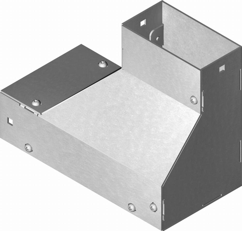 KRPDMC300H100 Kolanko redukcyjne dolne prawe - grubość blachy 2,00 mm
