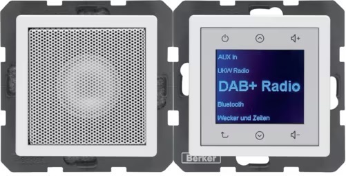 radio Touch DAB+, Q.x Bluetooth z głośnikiem biały aksamit