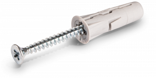 kołek uniwersalny UNO 10x36mm z wkrętem 6,0x60mm (op. 100)