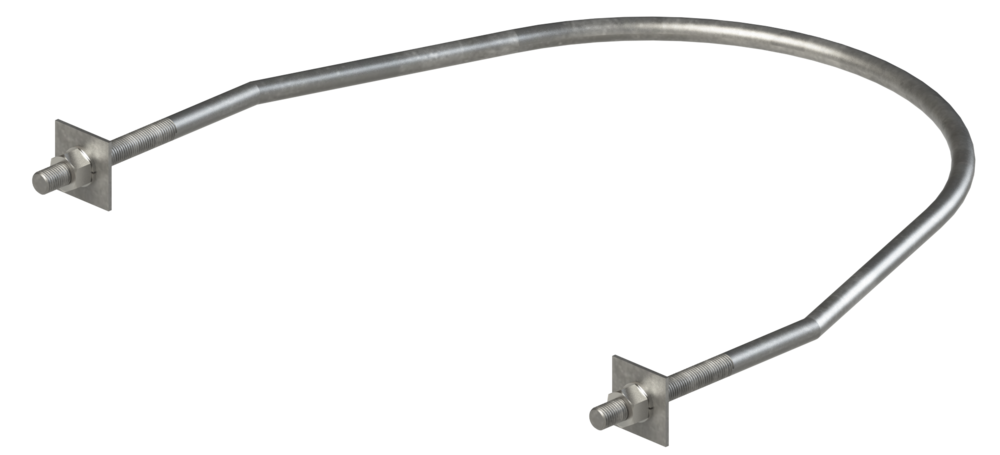 obejma ustojowa OU-1/EC ocynk.