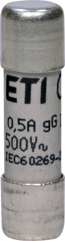 wkładka topikowa cylindryczna CH10x38 gG 0,5A/500V
