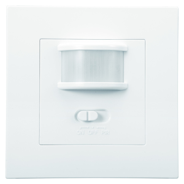 czujnik ruchu CR-IR1/KP na podczerwień podtynkowy 230V~/50Hz, 500W/200W, IP20, zasięg do 9m" biały