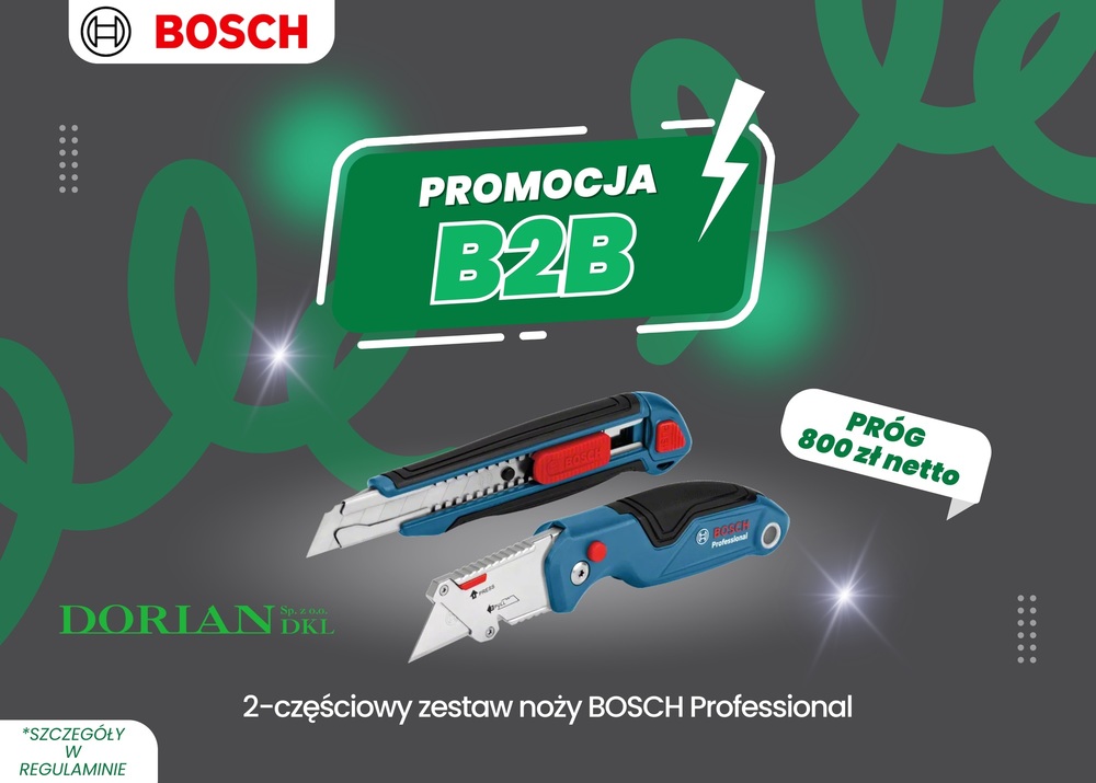 zestaw 2 noży: składany, łamany