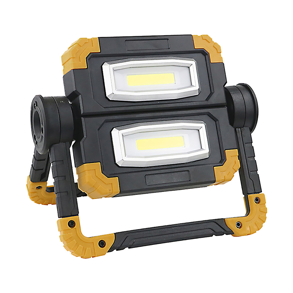 GEMINIX LED 2x10W naświetlacz roboczy,  podwójny, przenośny z akumulatorem, 1200lm, IP44, 4000K, 5000mAh