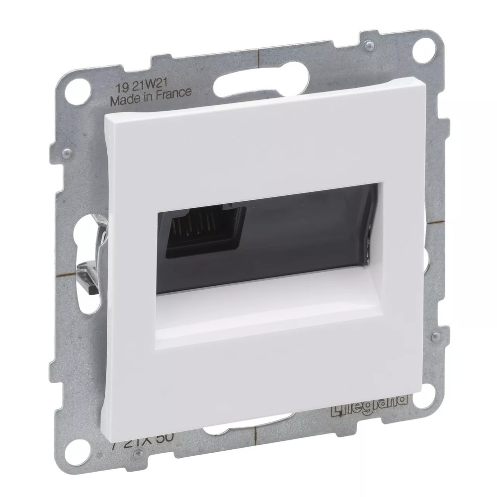 SUNO - gniazdo RJ45/kat 5E UTP, Biały,