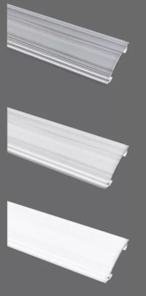 klosz PVC mleczny do profilu LED  L1-L5 2,02 m