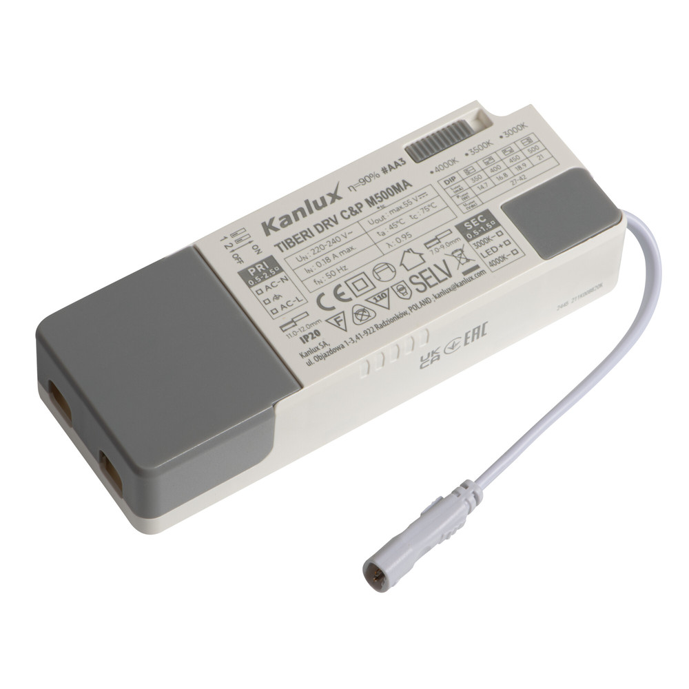 zasilacz LED TIBERI DRV C&P M500MA