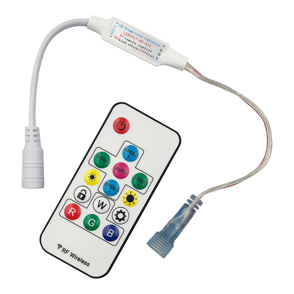 sterownik RGB Digital IC / 14keys / wtyk 3 pin okrągły IP67