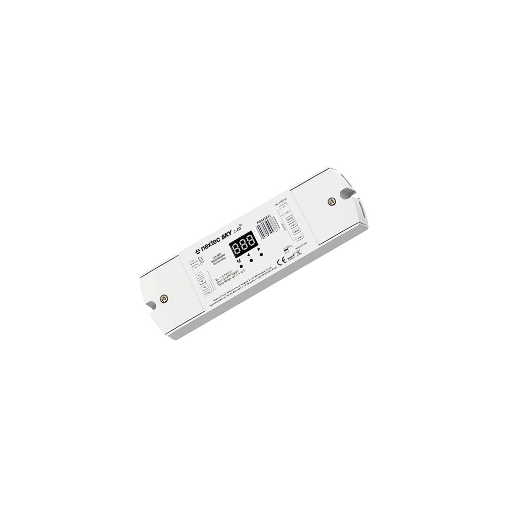 kontroler NEXTEC SKY RGB Digital + RGBW Digital / 5-24V / 8A / 900px / 2xSPI
