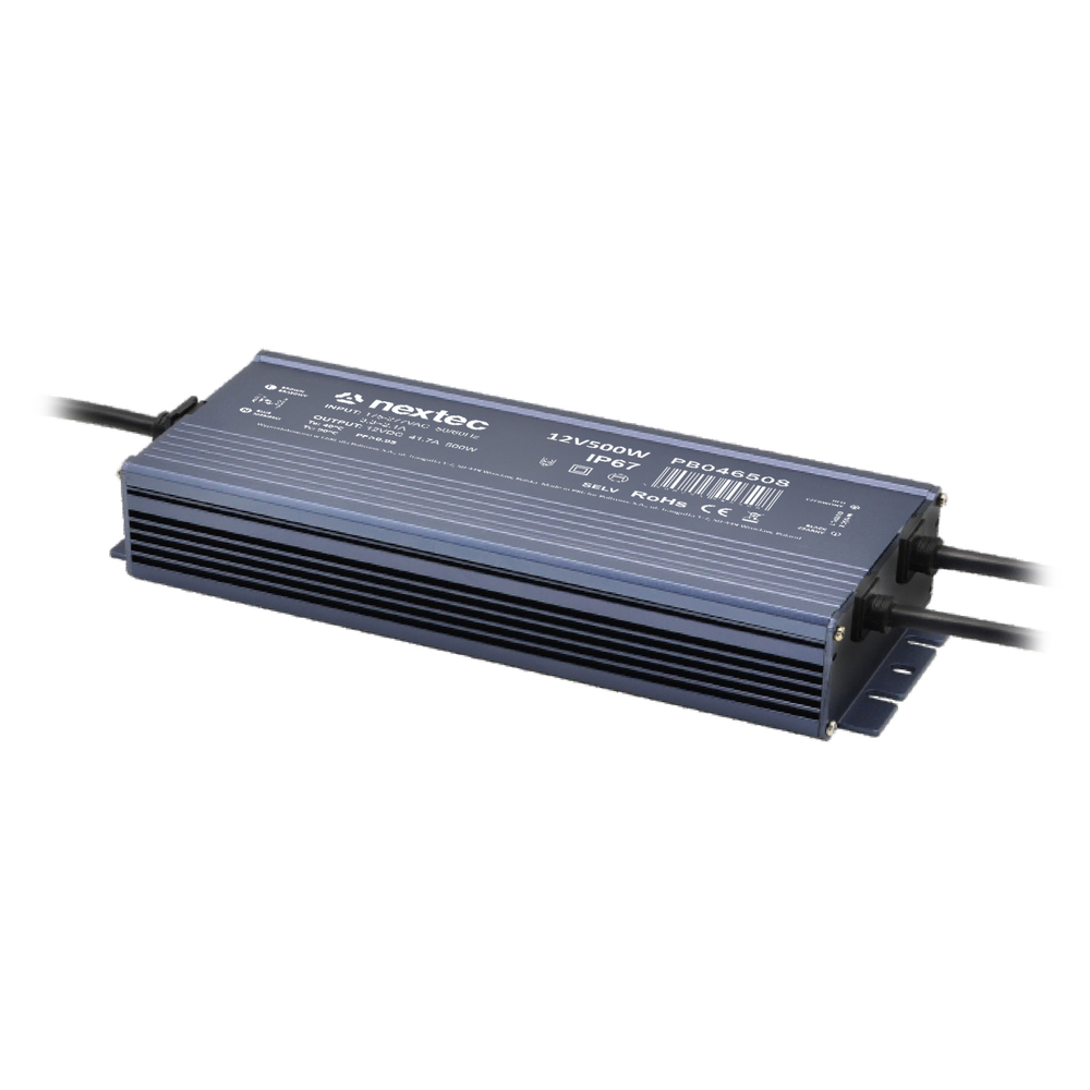 zasilacz wodoodporny SUPER SLIM 12V / IP67 / 41,7A / 500W