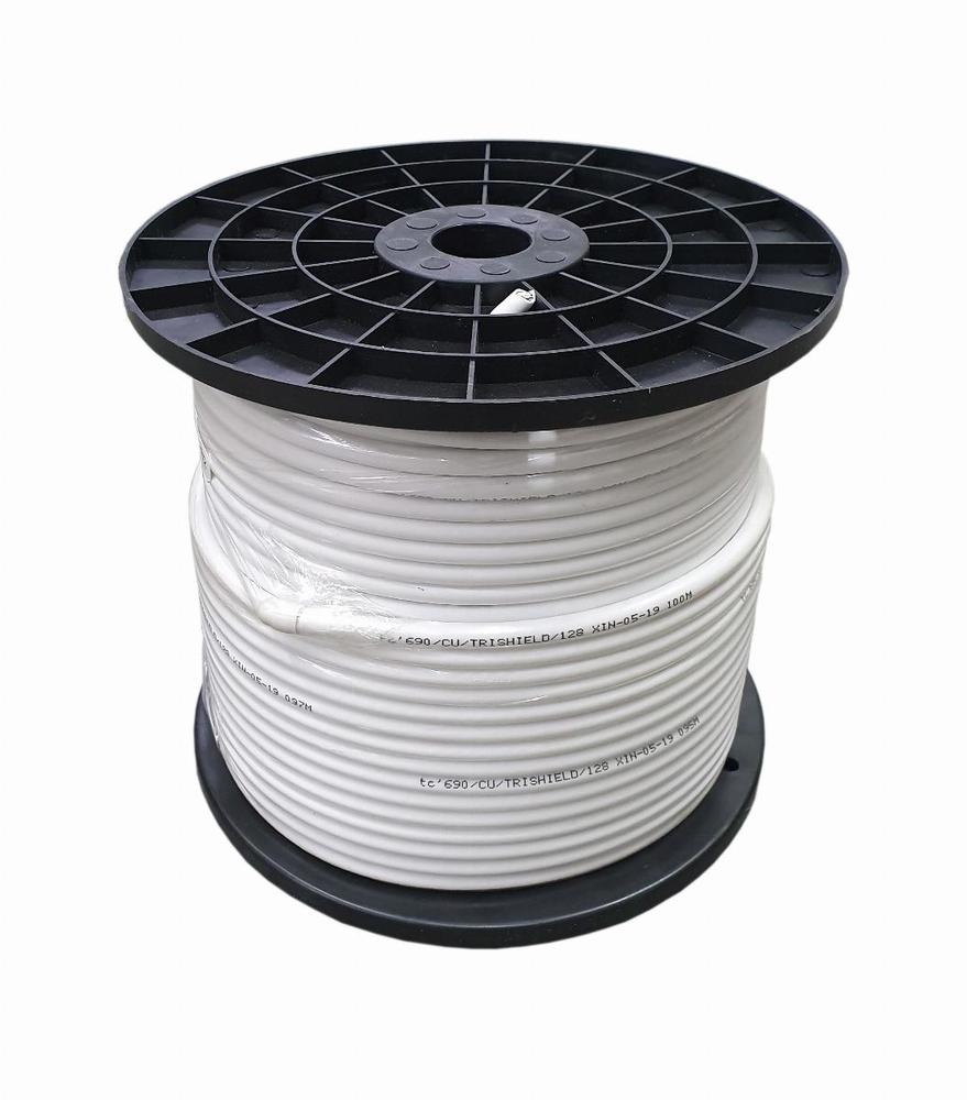 przewód koncentryczny YWDXpek tc'685CU-102 (RG-6Cu TRISHIELD) (poprzednio tc 670CU) konfekcja 100m