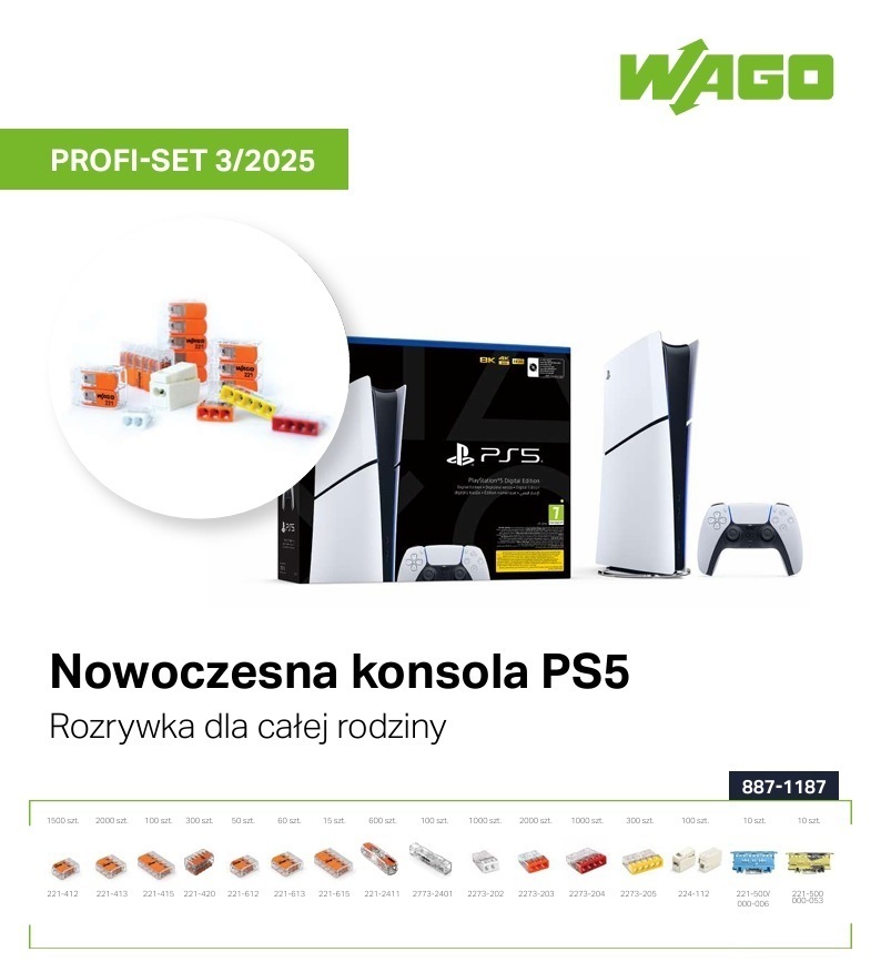 zestaw PROFI-SET z konsolą PlayStation 5