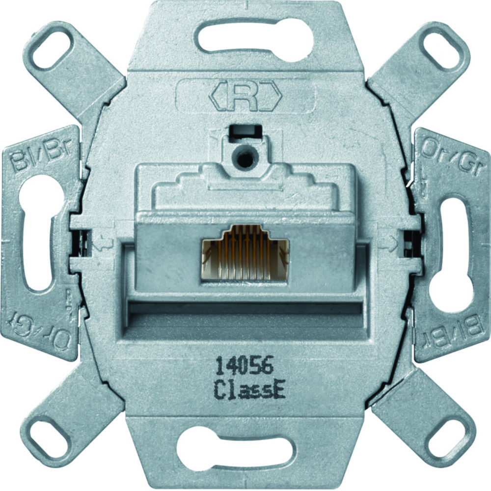 ONE.PLATFORM Mechanizm gniazda komp. UAE 1-kr (RJ45) ekranowane kat.6 klasa E (455401)