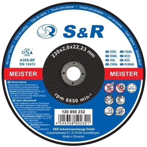 tarcza do metalu 230x2.0x22.2 A30S BF Meister