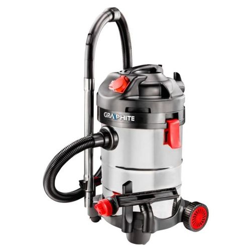 Odkurzacz warsztatowy 1500W, zbiornik 30l