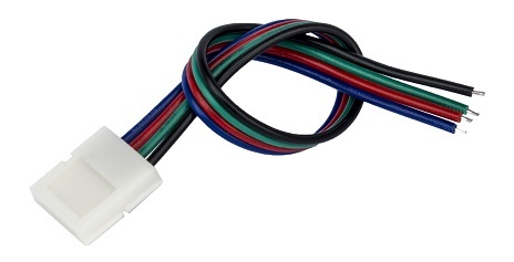 złączka LED CLICK poj.RGB 10mm+przew. SDLC-10RGBKS-ZP