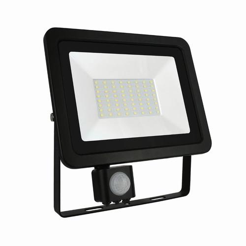 naświetlacz NOCTIS LUX 2 50W CW 6500K z czujnik czarny