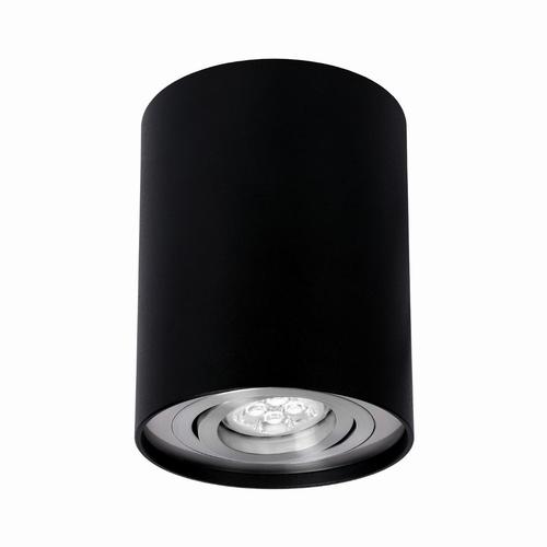 oprawa CHLOE 1xGU10 n/t okragla regul. czarna SLIP004003