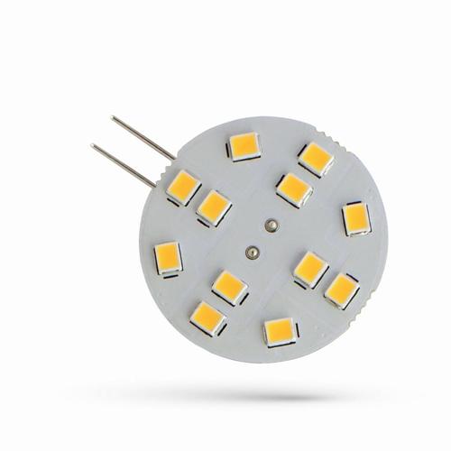 żarówka LED G4 12V 2W WW SPECTRUM 190lm 3000K plaska |WOJ+13782