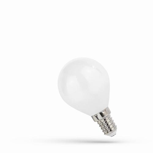 żarówka LED E14 4W WW 400lm 3000K szklana biały WOJ+14073